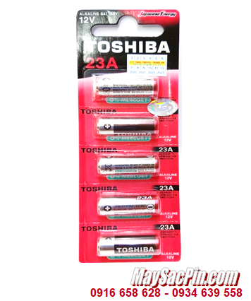 COMBO 1 vỉ 5viên Pin 12v Toshiba A23 (LRV08, 23A,A23S,L1028) Alkaline _Giá chỉ 89.000/Vỉ 5viên